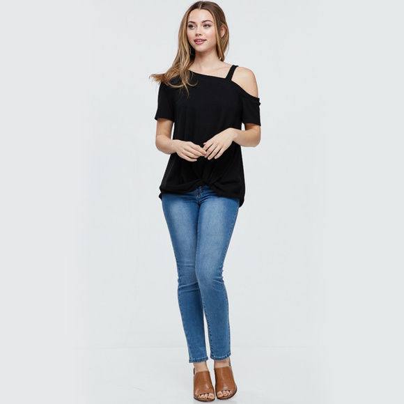 Boutique Tops - Off The Shoulder Top